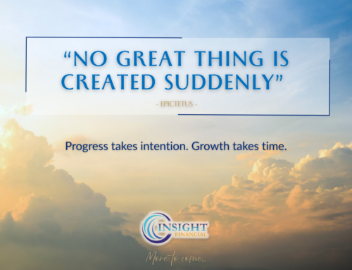 Progress Takes Intention, Growth Takes Time